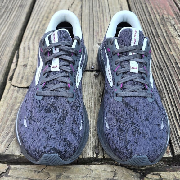 Brooks Athletic Shoes - Gray and Pink - Picture 3 of 15